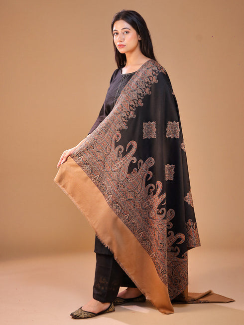 Women's Jamawar Wool Shawl